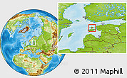Physical Location Map of Käina