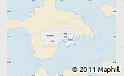 Classic Style Map of Käina, single color outside