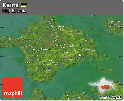 Satellite Map of Käina