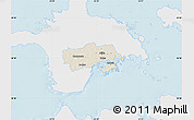Shaded Relief Map of Käina, single color outside