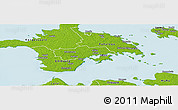 Physical Panoramic Map of Käina