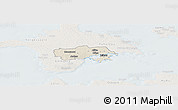 Shaded Relief Panoramic Map of Käina, lighten