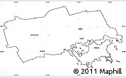 Blank Simple Map of Käina, cropped outside