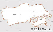 Classic Style Simple Map of Käina, cropped outside