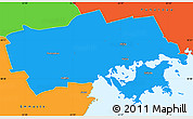 Political Simple Map of Käina