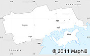 Silver Style Simple Map of Käina