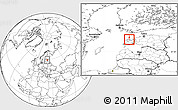 Blank Location Map of Kärdla Linn, highlighted parent region