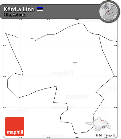 Blank Simple Map of Kärdla Linn