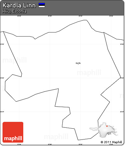 Blank Simple Map of Kärdla Linn