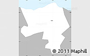 Gray Simple Map of Kärdla Linn