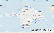 Classic Style Map of Hiiu, single color outside