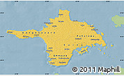 Savanna Style Map of Hiiu, single color outside
