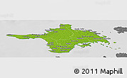 Physical Panoramic Map of Hiiu, desaturated