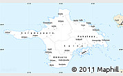 Classic Style Simple Map of Hiiu