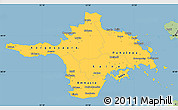 Savanna Style Simple Map of Hiiu