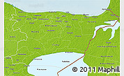 Physical 3D Map of Ida-Viru