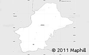 Silver Style Simple Map of Avinurme