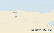 Classic Style 3D Map of Kohtla-Järve, single color outside