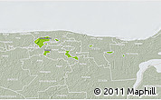 Physical 3D Map of Kohtla-Järve, lighten, semi-desaturated
