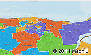 Political 3D Map of Kohtla-Järve