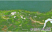 Shaded Relief 3D Map of Kohtla-Järve, satellite outside