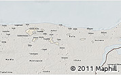 Shaded Relief 3D Map of Kohtla-Järve, semi-desaturated