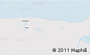 Silver Style 3D Map of Kohtla-Järve, single color outside