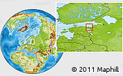 Physical Location Map of Kohtla-Järve