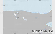 Gray Map of Kohtla-Järve, single color outside