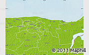 Physical Map of Kohtla-Järve