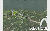 Satellite Map of Kohtla-Järve, semi-desaturated