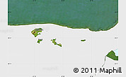 Satellite Map of Kohtla-Järve, single color outside