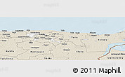 Classic Style Panoramic Map of Kohtla-Järve