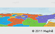 Political Panoramic Map of Kohtla-Järve