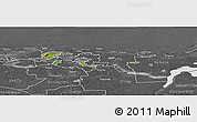 Satellite Panoramic Map of Kohtla-Järve, desaturated