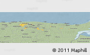 Savanna Style Panoramic Map of Kohtla-Järve