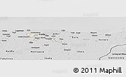 Shaded Relief Panoramic Map of Kohtla-Järve, desaturated