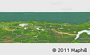 Shaded Relief Panoramic Map of Kohtla-Järve, satellite outside