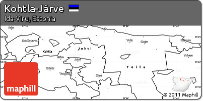 Blank Simple Map of Kohtla-Järve