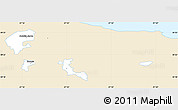 Classic Style Simple Map of Kohtla-Järve, single color outside
