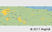 Savanna Style Simple Map of Kohtla-Järve