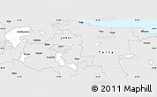 Silver Style Simple Map of Kohtla-Järve