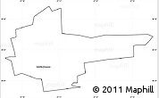 Blank Simple Map of Kohtla-Nomme, cropped outside