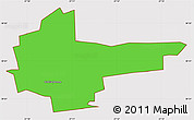 Political Simple Map of Kohtla-Nomme, cropped outside