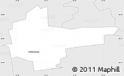 Silver Style Simple Map of Kohtla-Nomme