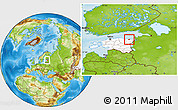 Physical Location Map of Kohtla, highlighted country