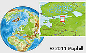 Physical Location Map of Kohtla, highlighted parent region