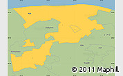 Savanna Style Simple Map of Kohtla