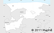 Silver Style Simple Map of Kohtla