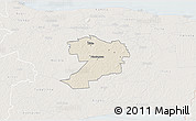 Shaded Relief 3D Map of Mäetaguse, lighten